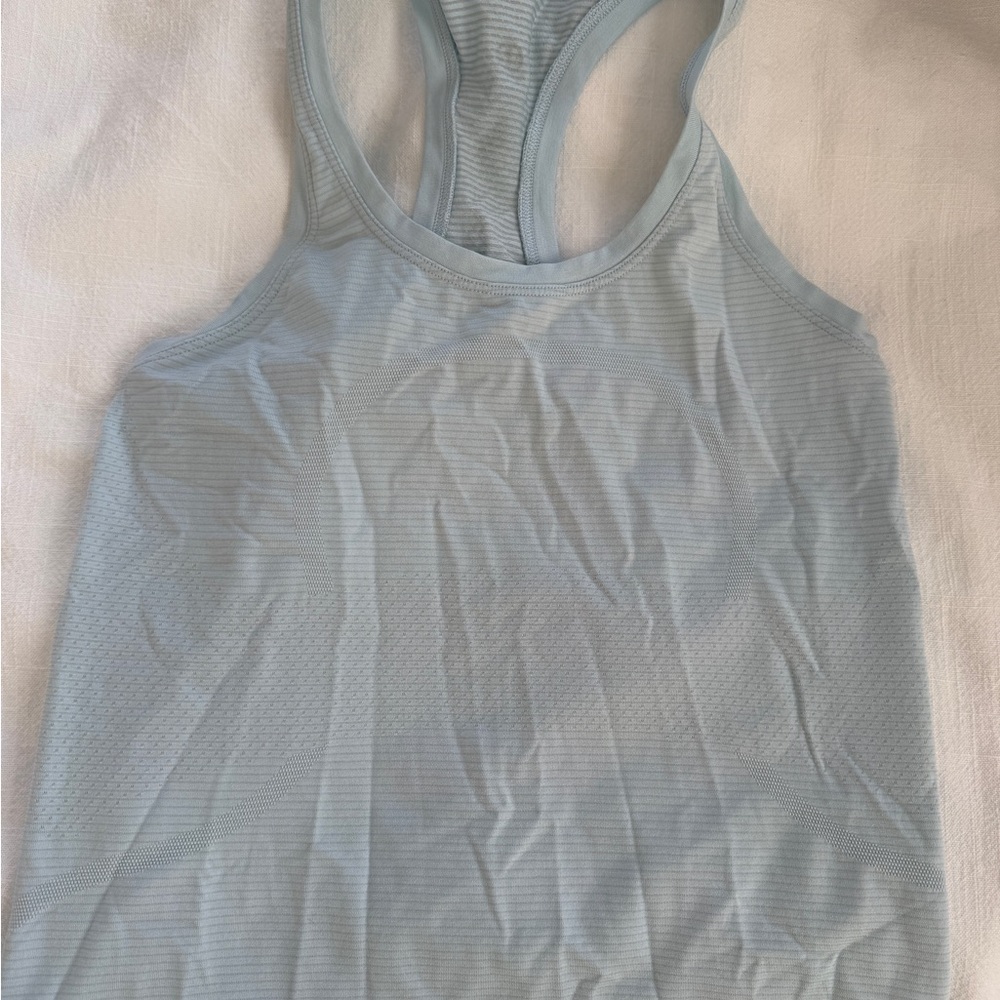 Lululemon Swift tech Racerback Tank Top  Light Blue Women's